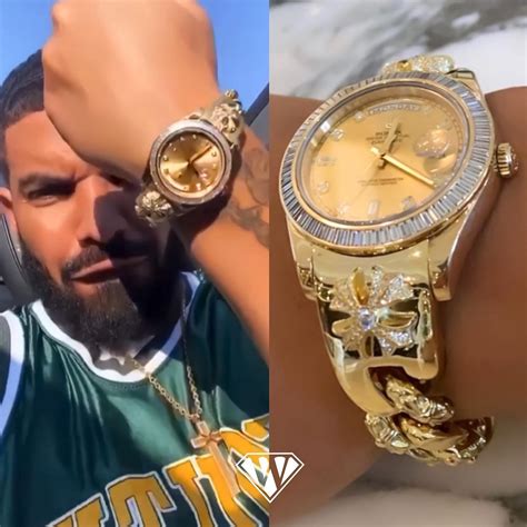 rolex x chrome hearts watch|drake Rolex.